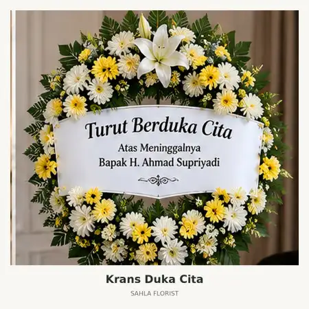 Krans Bunga Duka Ambon
